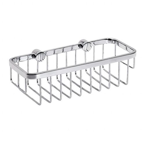 BYTRO Seifenkorb Messing Chrom poliert 112x250x70 mm f�r Bad & WC >> zum Bohren