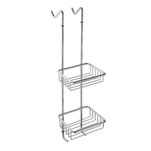 BYTRO Doppelseifenkorb Messing Chrom poliert 260x170x700 mm f�r Bad & WC >> zum Einh�ngen