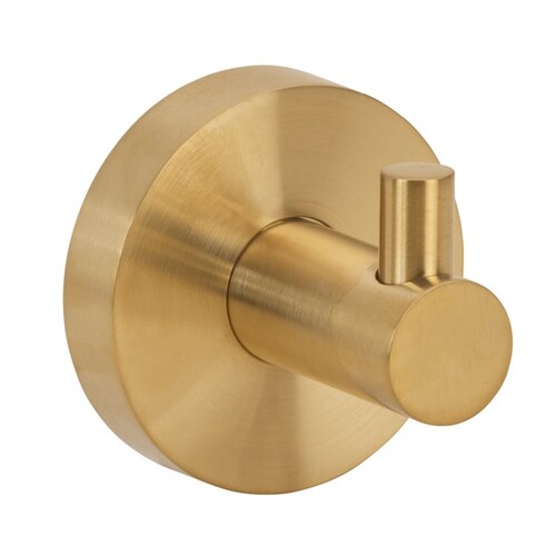 BABLO Kleiderhaken Messing Gold matt 50x55x55 mm f�r Bad & K�che >> zum Bohren oder Kleben