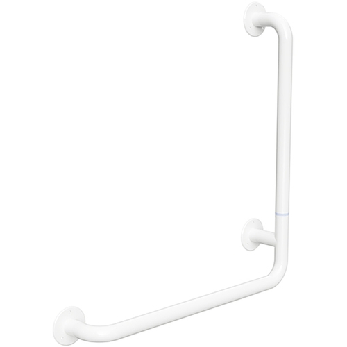 BELP Steckbarer Duschgriff rechts Eisen Wei� 110x625x675 mm, 120 kg Traglast f�r Bad & WC >> zum Bohren