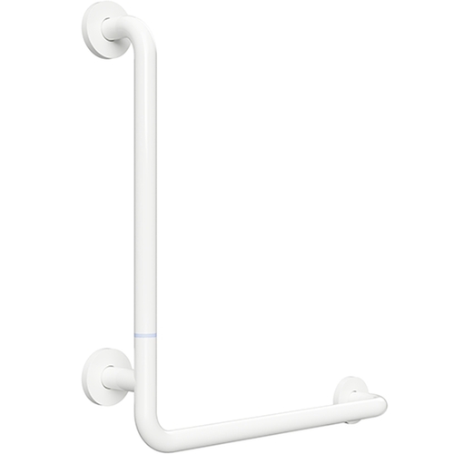 BELP Steckbarer Duschgriff links Eisen Wei� 110x630x680 mm, 120 kg Traglast f�r Bad & WC >> zum Bohren