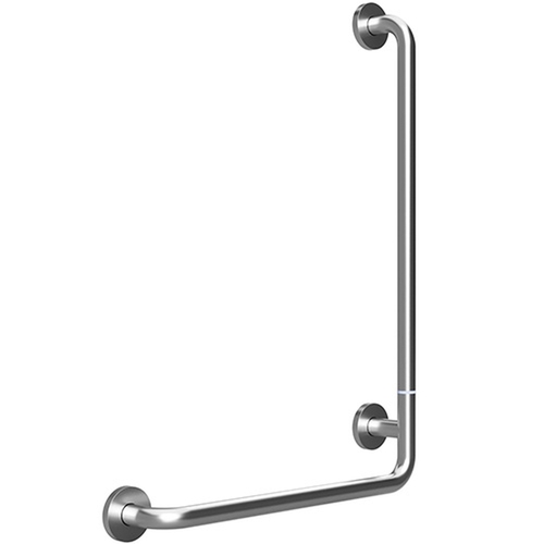 BELP Steckbarer Duschgriff rechts Edelstahl geb�rstet mit Abdeckung 110x630x890 mm, 120 kg Traglast f�r Bad & WC >> zum Bohren