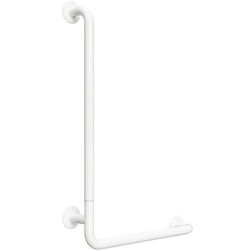 BELP Steckbarer Duschgriff links Eisen Wei� 110x625x885 mm, 120 kg Traglast f�r Bad & WC >> zum Bohren