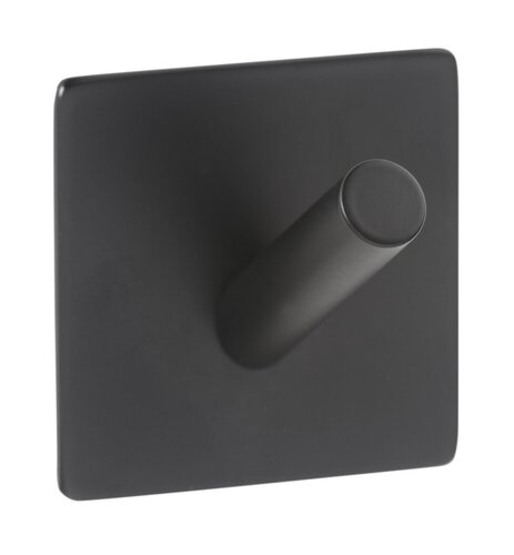 BEASY Kleiderhaken Edelstahl Schwarz 38x45x45 mm f�r Bad & K�che >> zum Kleben