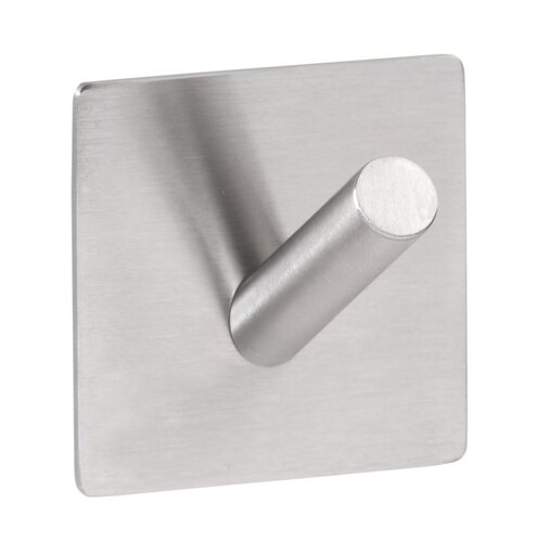 BEASY Kleiderhaken Edelstahl Geb�rstet 38x45x45 mm f�r Bad & K�che >> zum Kleben