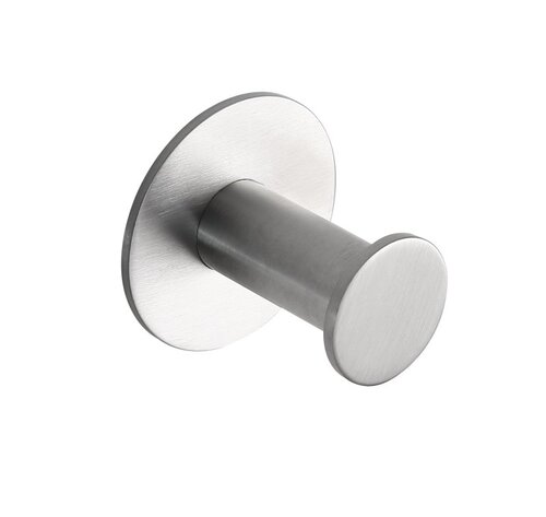 BEASY Kleiderhaken Edelstahl Geb�rstet 31x45x45 mm f�r Bad & K�che >> zum Kleben