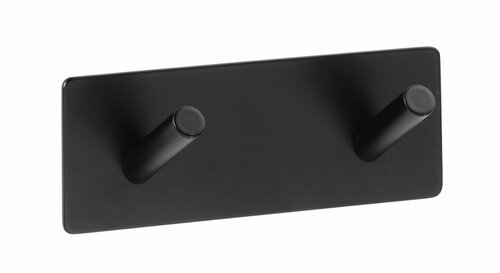 BEASY Kleiderhaken Edelstahl Schwarz 38x115x45 mm f�r Bad & K�che >> zum Kleben