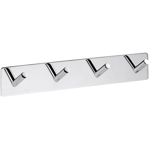 BEASY Hakenleiste Edelstahl Poliert 38x255x45 mm f�r Bad & K�che >> zum Kleben