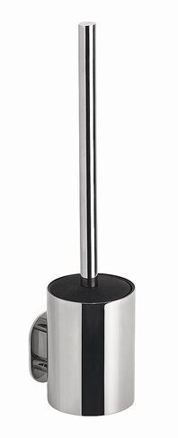 BEASY WC-B�rstenhalter Edelstahl Kunststoff Poliert 97x80x355 mm f�r Bad & WC >> zum Kleben