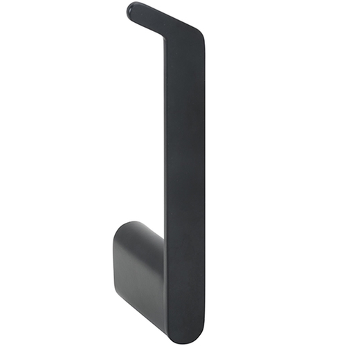 BORGANIC BLACK Reservepapierrollenhalter Edelstahl Schwarz 59x38x165 mm f�r Bad & WC >> zum Bohren