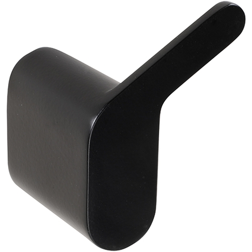 BORGANIC BLACK Kleiderhaken Edelstahl Zink Schwarz 39x44x58 mm f�r Bad & K�che >> zum Bohren