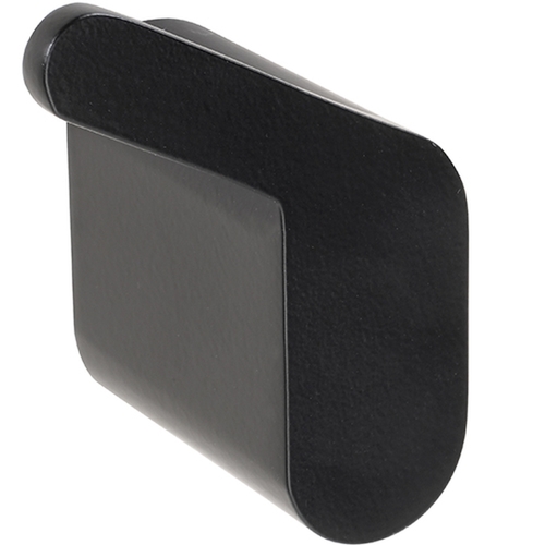 BORGANIC BLACK Kleiderhaken links Edelstahl Zink Schwarz 39x44x58 mm f�r Bad & K�che >> zum Bohren