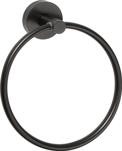 BARK Handtuchring Messing Schwarz 55x170x195 mm f�r Bad & K�che >> zum Bohren