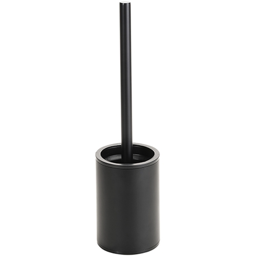 BARK WC-B�rstengarnitur Edelstahl Kunststoff Schwarz 100x90x365 mm f�r Bad & WC >> zum Bohren