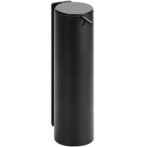 BEASY Seifenspender Edelstahl Schwarz 120x66x235 mm, 500 ml f�r Bad & K�che >> zum Kleben