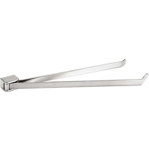 BORGANIC Doppelhandtuchhalter drehbar Edelstahl Chrom 445x62x42 mm f�r Bad & K�che >> zum Bohren