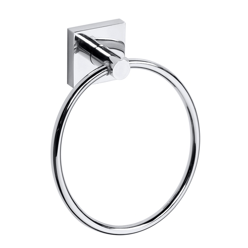 META Handtuchring Messing Chrom 50x168x188 mm f�r Bad & K�che >> zum Bohren