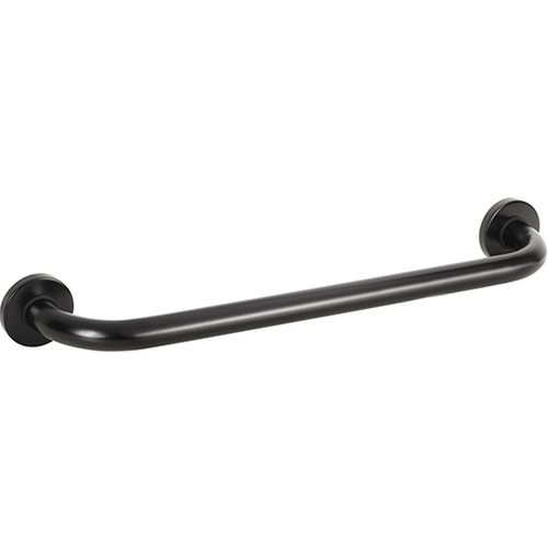 BELP Haltegriff Eisen Gummi Komaxit Schwarz 106x680x80 mm, 120 kg Traglast f�r Bad & WC >> zum Bohren