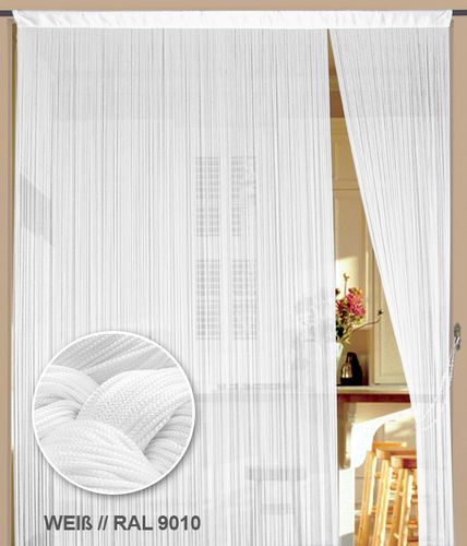 Fadenvorhang 300 cm x 500 cm (BxH) wei�