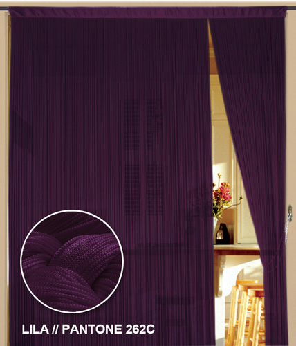 Fadenvorhang 150 cm x 300 cm (BxH) lila