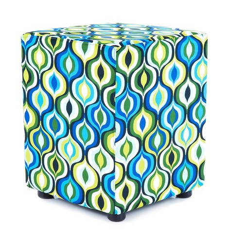 Sitzw�rfel blau koralle exclusiv von Kaikoon 