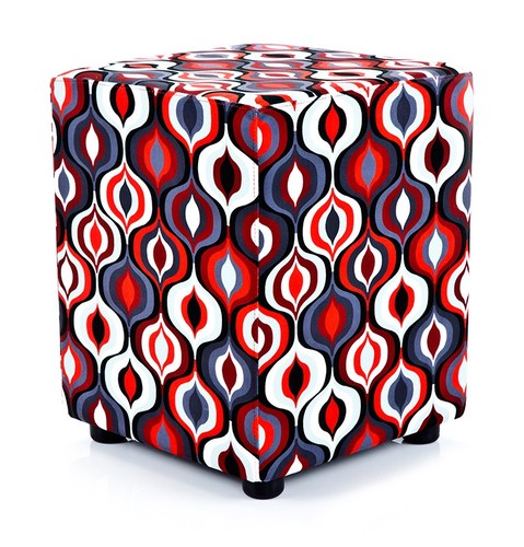 Sitzw�rfel rot koralle exclusiv von Kaikoon 