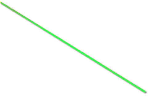 10005 LED Rail-10-Light Design 1 m x 8 x 12 mm Leuchte 9 W Gr�n