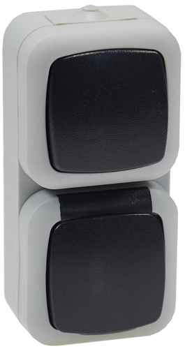 1298 Feuchtraum IP44 Kombi-Schalter/Steckdose 16 A 230 Volt