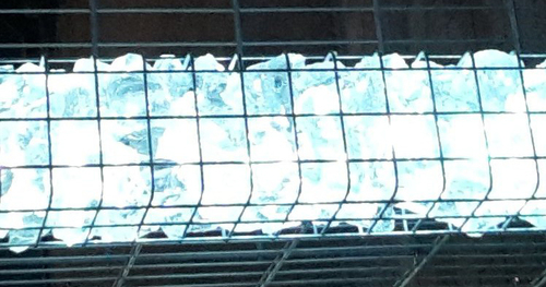 7405 Gabionen Leuchte LED 360- 2x0,6m Kalt Wei� 