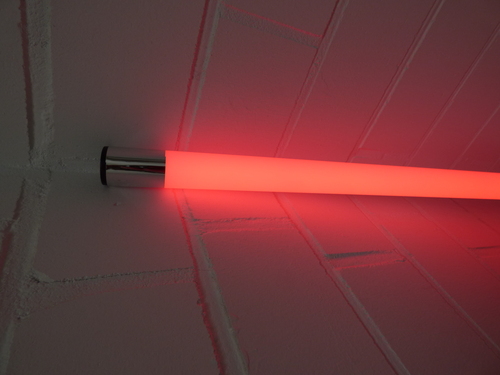 5404 LED VISION Rhre matt 123cm schwarze Kappe rot 