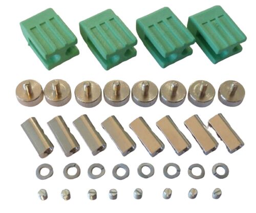 1323 Lampen Halter gr�n f�r Stift Sockel LED Lampen im 4-er Satz