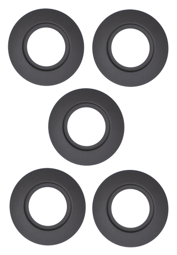5672 Ausgleichsblende 130mm 5er Set schwarz matt