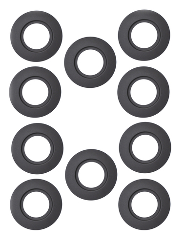 5674 Ausgleichsblende 130mm 10er Set schwarz matt