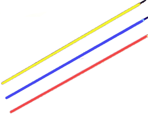 1460 LED ALU Slim 3x1,00m direkt-indirektes Licht Netzteil ROT