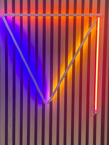 1470 LED ALU Slim 3x1,25m direkt-indirektes Licht Netzteil Warm Wei�