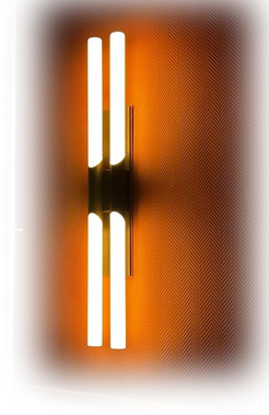 Bild: LED Wandleuchte 1,32m hoch f�r gro�e R�ume 5868