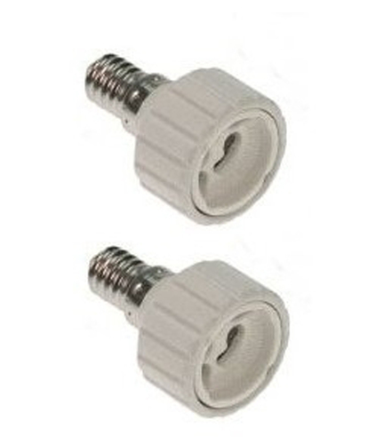 6141 Adapter von E-27 auf Sockel G-10 im 2-er Pack