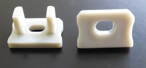 6503 ALU Profil Endkappe 12 mm grau mit Kabelausgang 