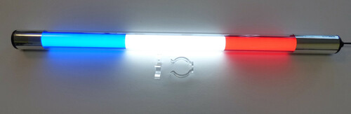 6537 LED Flaggen-Leuchte Frankreich 0,63m satiniert glatt IP20 f�r innen 