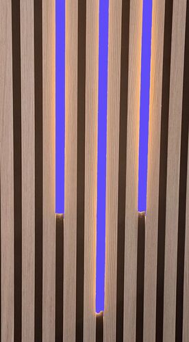 1543 LED ALU Slim 3x1,50m direkt-indirektes Licht Netzteil BLAU