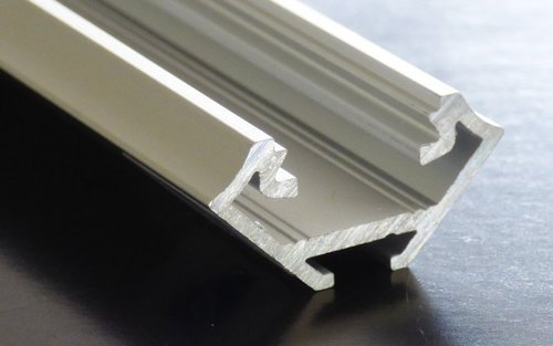 6585 ALU Profil Eckig 100cm silber eloxiert 23,3mm 