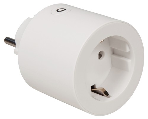 6752 SMART 1-fach Steckdose rund APP fr Wifi + ALEXA Sprachsteuerung 