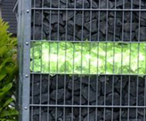 6852 Gabionen Leuchte LED 360 Grad 0,45m gr�n 