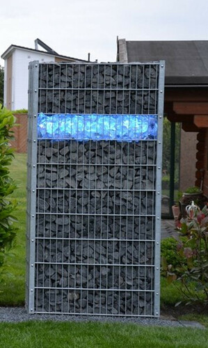 6869 Gabionen Leuchte LED 360 Grad 0,85 m blau 