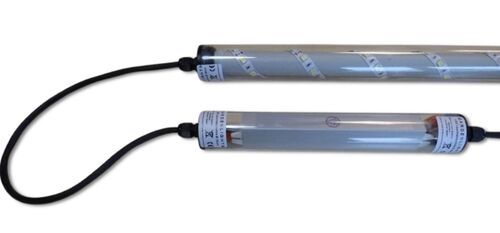 6898 Gabionen Leuchte LED 1,00m Lichtaustritt 360- Lichtfarbe gr�n