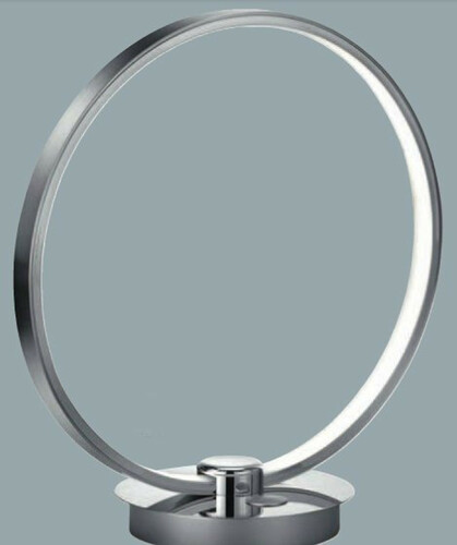 7146 LED Tischleuchte DAISY Chrom Ring 12 Watt warm wei� 970 Lumen 