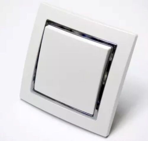 7232 Levina S Klingel Taster silberner Rand 10 Ampere