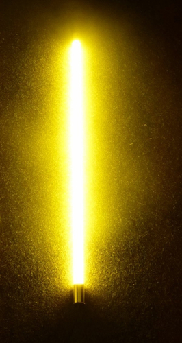 1607 LED Gabionen Leuchte mit Kunststoff-R�hre 63cm Orange