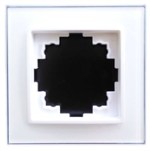 7738 Abelka Nuovo wei� Glasrahmen 1-fach 90 x 90 mm