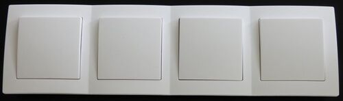 7778 Levina Kunststoff 4 x Wechselschalter wei� 250 Volt 10 Ampere